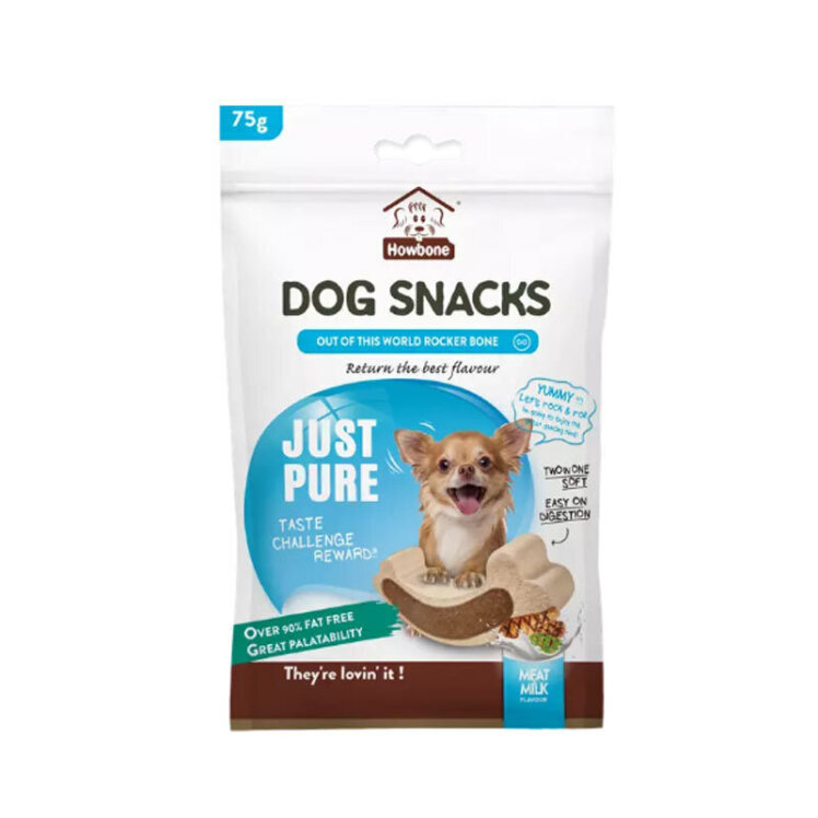 تصویر 1 استخوان تشویقی هابون طعم شیر و گوشت وزن 75 گرم